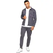 Enzo | Heren Cargo Tracksuit Set - Grijs