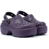 Crocs Stomp damesklompen donker Iris