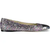 Jimmy Choo WATSON ballerina's zilver