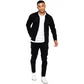 Enzo | Heren Cargo Tracksuit Set - Zwart