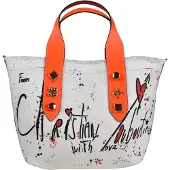 Christian Louboutin kleine draagtas Frangibus wit
