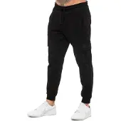Enzo | Heren Cargo Joggers - Zwart