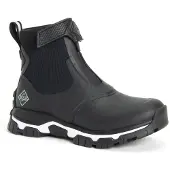 Muck Laarzen Apex Mid Zip Rubber Zwart/Wit Wellington Laarzen