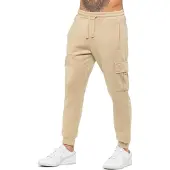 Enzo | Heren Cargo Joggers - Stone