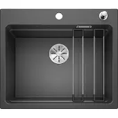 BLANCO Etagon 6 - Silgranit spoelbak, 60x51 cm, met verschuifbare rails, antraciet 524539