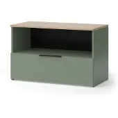 Vicco Wido Sideboard – 80 x 50 cm met 1 gesloten compartiment Groen