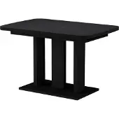 Vicco Eettafel Fenaro, Zwart, 120-160 x 80 cm 2 delen