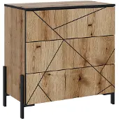 Vicco Hatto Dressoir – 78 x 76.8 cm met 3 lades Eiken