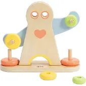 Classic World Houten Hercules Weegschaal, 7dlg.