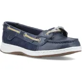 Sperry Angelfish Leren En Katoenen Damesschoenen In Marineblauw