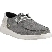 HeyDude Wendy Funk Surf Baja Katoenmengsel Vrouwen Zwarte/Multi Mokassins Schoenen