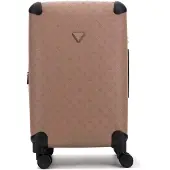 GUESS trolley Wilder 22 IN 8-WHEELER Dark Taupe Logo 64cm
