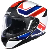 SMK-Link Gullwing Supertour Wit Blauw Systeemhelm Maat S