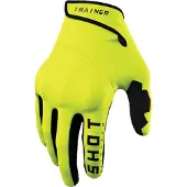 Shot Race Gear Gants Trainer CE 3.0 Jaune