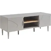 En.casa TV-meubel 'Starvili' met 2 deuren, afmetingen 120 x 40 x 45 cm, kleur grijs