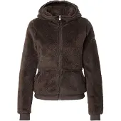 Only Play Functionele fleece jas 'ONPFluffy' donkerbruin