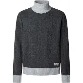 Pepe Jeans Trui 'Purcel' lichtgrijs / donkergrijs