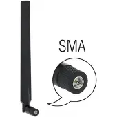 DeLOCK LTE (4G) antenne - omnidirectioneel - SMA (m) - 1,9-2,3 dBi / zwart