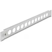 DeLOCK 19 inch patch panel | voor 12 D-type modules | 1U | toolfree | grijs