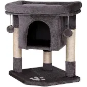 Lionto krabpaal, 60cm donkergrijs kat