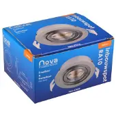 Nova Luxe Inbouwspot draai- kantelbaar diameter 92mm voor 50mm lamp Aluminium