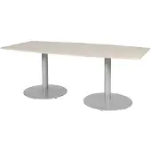 Schaffenburg Vergadertafel - Linesto 240x120 tonv. Havana Kersen - wit frame