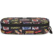 Eastpak Etui 'Oval Single' geel / rood / zwart / wit