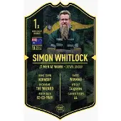 Winmau Ultimate Card Simon Whitlock Darts 37x25cm