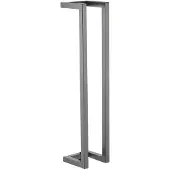 Guido Gusto Dual Handdoekrek industrieel 60x12,5x12,5cm gun metal