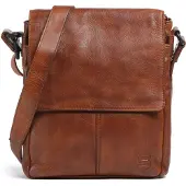 Spikes & Sparrow Apache Stan | Crossbody tas leer | bruin
