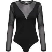 ONLY Shirt body 'ONLBECKI' zwart