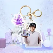 BTS 2023 10th Anniversary Plastic Keyring Acrylic Keychain V [Sleutelhanger]