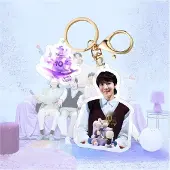 BTS 2023 10th Anniversary Plastic Keyring Acrylic Keychain J Hope [Sleutelhanger]