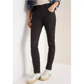Cecil Dames Broek in lederlook - Bruin - 26