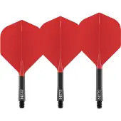 Red Dragon Nitro Flite System Black Red NO2 - Dart Flights