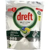 Dreft All-in-One Platinum Vaatwastabletten Lemon (59 vaatwasbeurten)