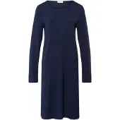 Hanro Nachthemd ' Natural Elegance ' donkerblauw