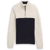 Tom Tailor Trui zwart / wolwit