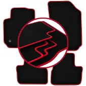 Basic CARLUX-RED automatten voor: Citroen C4 Cactus crossover (2014-2018)