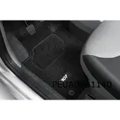 Peugeot 107 Mattenset (4x naaldvilt zwart) Origineel! 9663K4