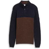 Tom Tailor Trui donkerblauw / zwart