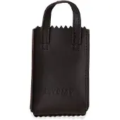 Myomy MY PAPER BAG Miniatuur met sleutelhanger - hunter Off Black