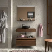 Muebles Hoyo wastafelblad 70cm walnoot