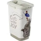 Rotho Cody Cat 25L-voedselcontainer met een openingsdispenser