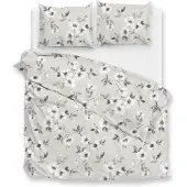 Zohome Zo Home Dekbedovertrek Flanel Ines - grey 260x200/220cm