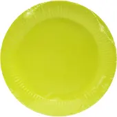 PROnappe kartonnen bord, rond, 230 mm, kiwigroen
