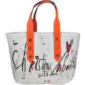 Christian Louboutin Medium Tote Bag Frangibus Wit
