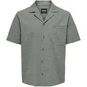 Only & Sons Overhemd 'ONSEye' donkergrijs