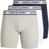 Jack & Jones Boxershorts navy / lichtgrijs / zwart / wit