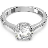 Swarovski Constella Dames Ring Metaal - Zilverkleurig - 17.00 mm / maat 53